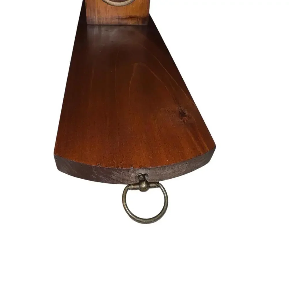 VTG 90's Wooden Wall Candle‎ Sconce Grandmacore Cottage Decor